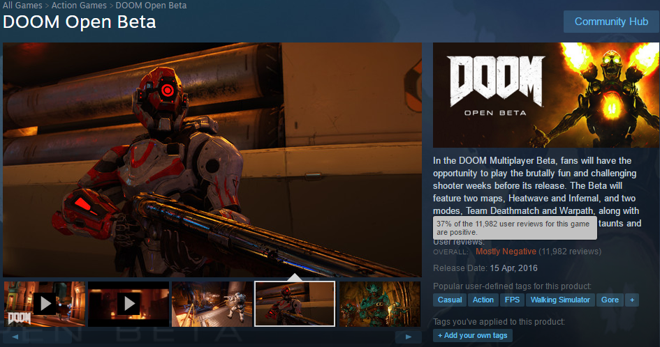 Doom open beta