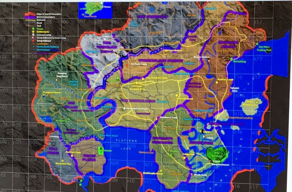 Red Dead map leak