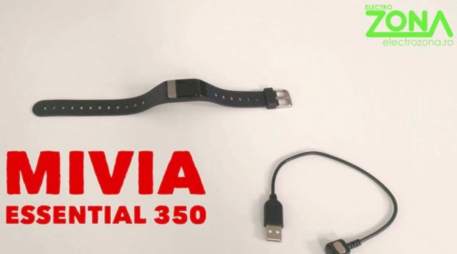 Review MiVia Essential 350 – brățară de fitness cu senzor EKG
