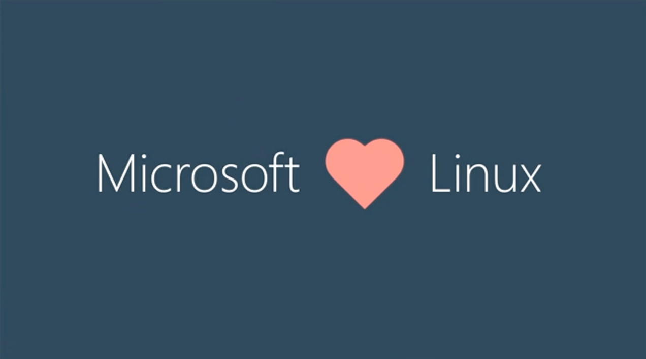 microsoft loves linux