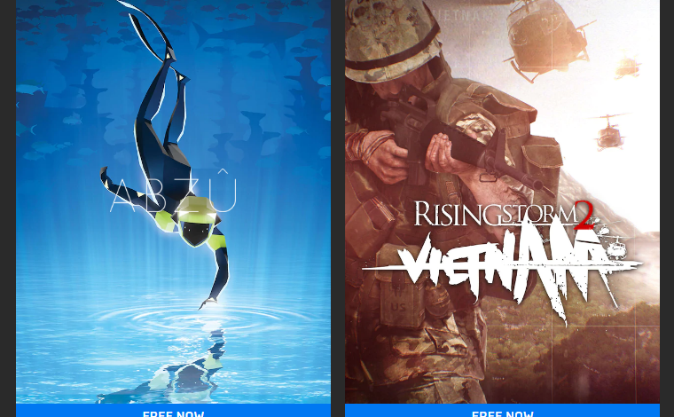 Epic Games Store Free Octombrie 2020 ABZU Rising Storm 2 Vietnam