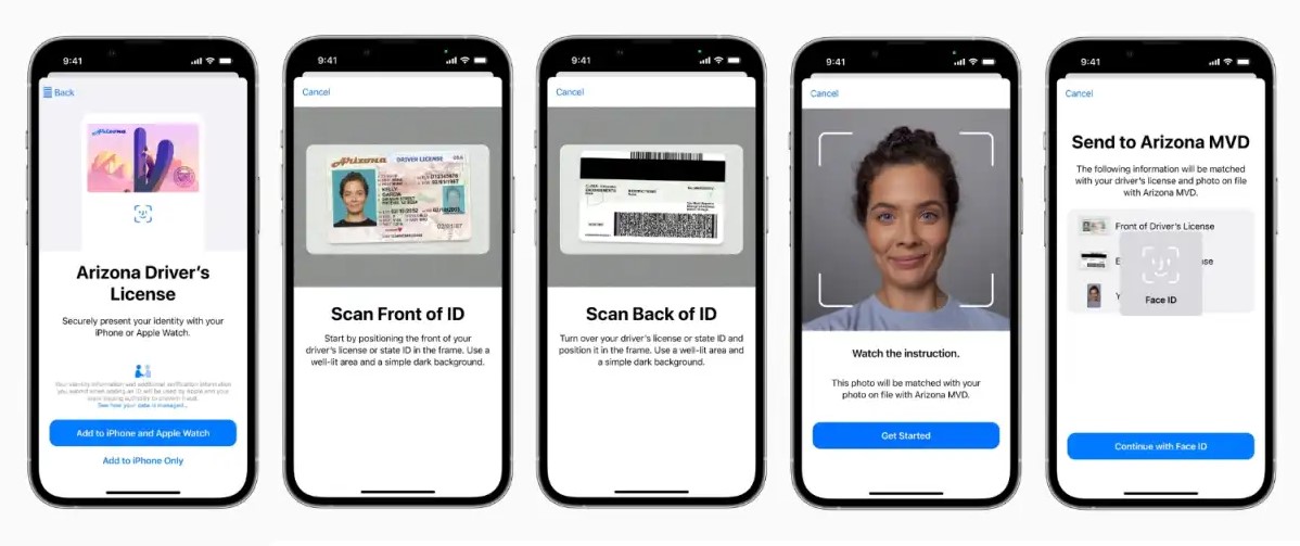 Apple Wallet Buletin si permis de conducere