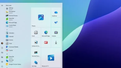 Windows 11 Start Menu Taskbar