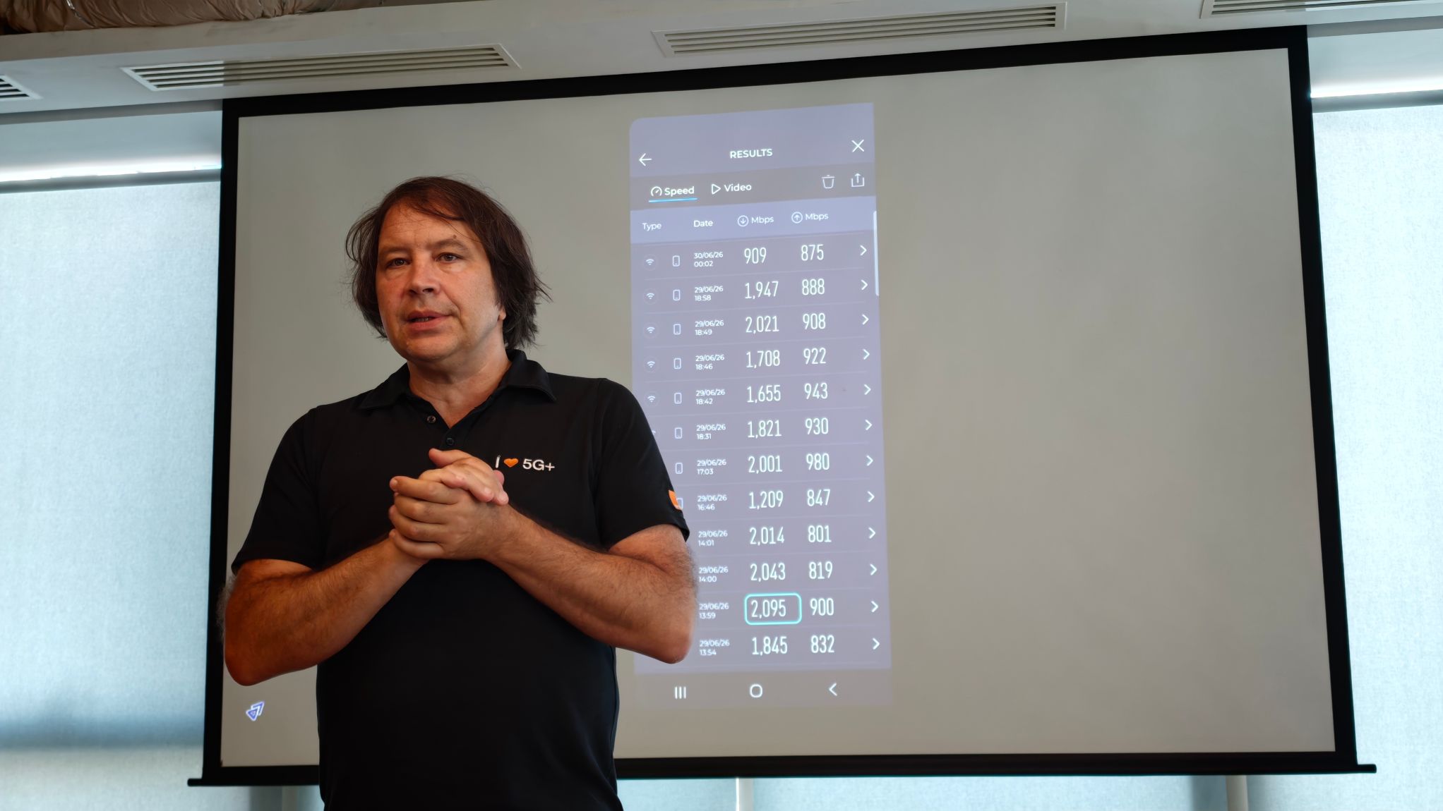 Julien Ducarroz CEO Orange Romania la prezentarea Giga Box Wi-Fi 7