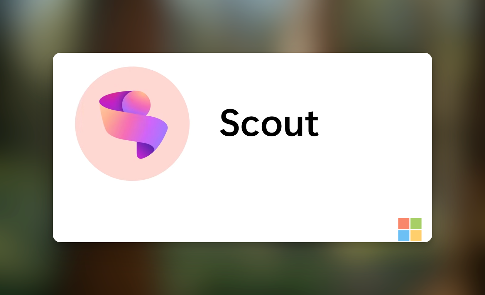Microsoft Scout