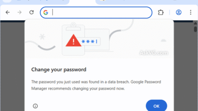 Google Chrome change password