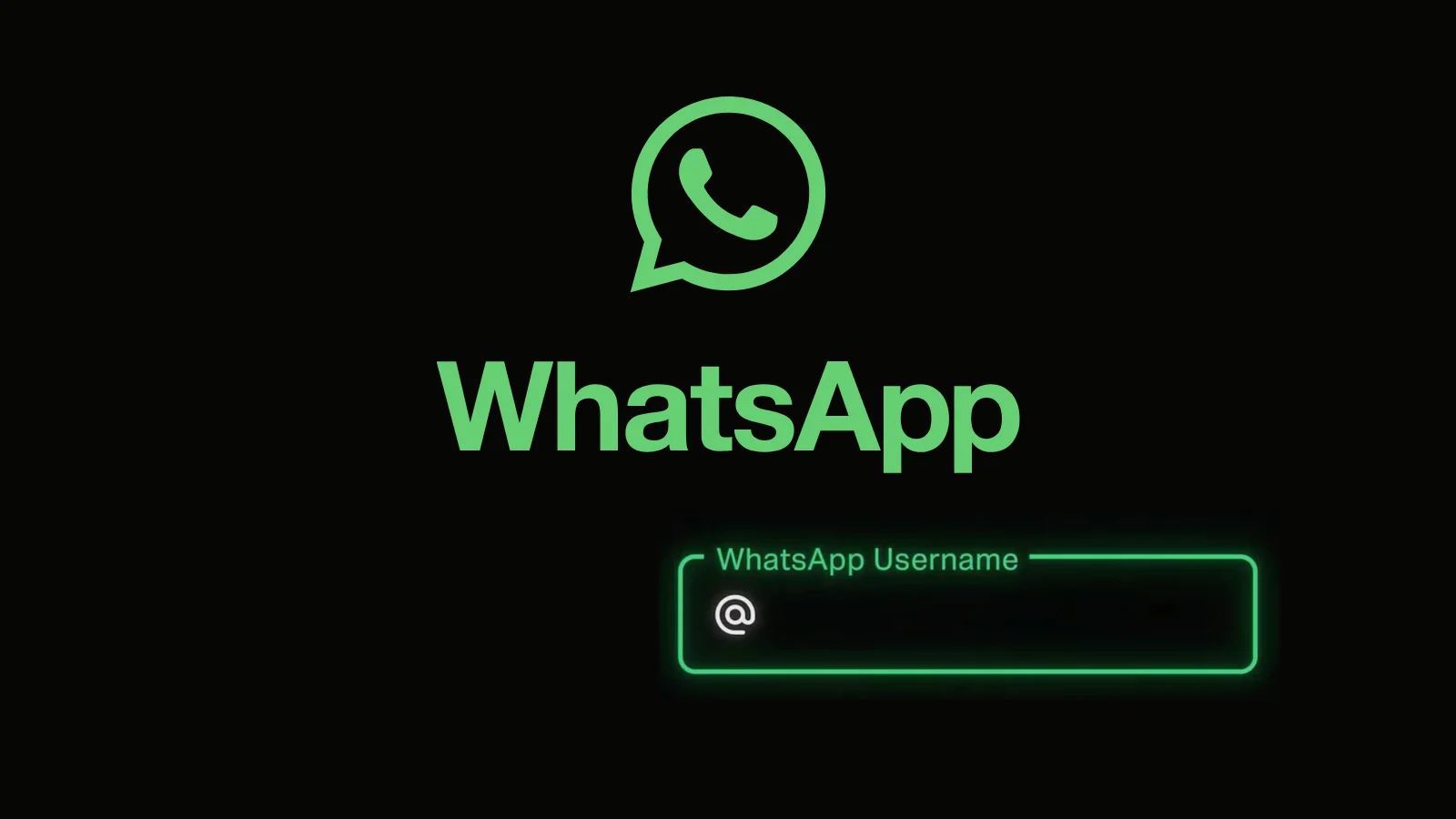 WhatsApp username
