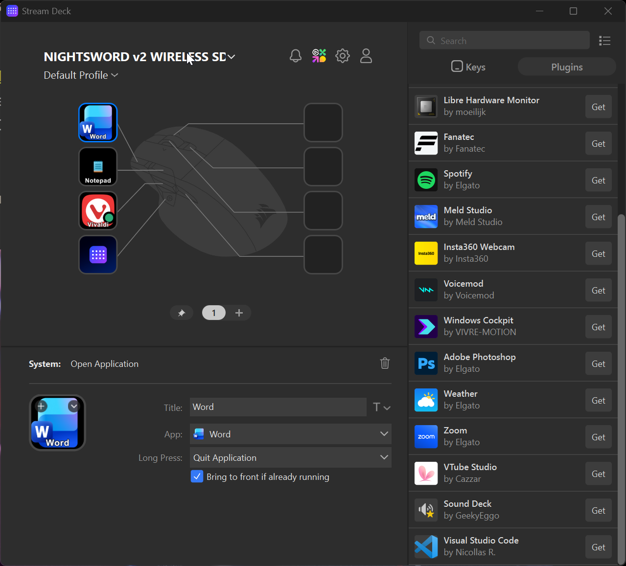Aplicația Stream Deck