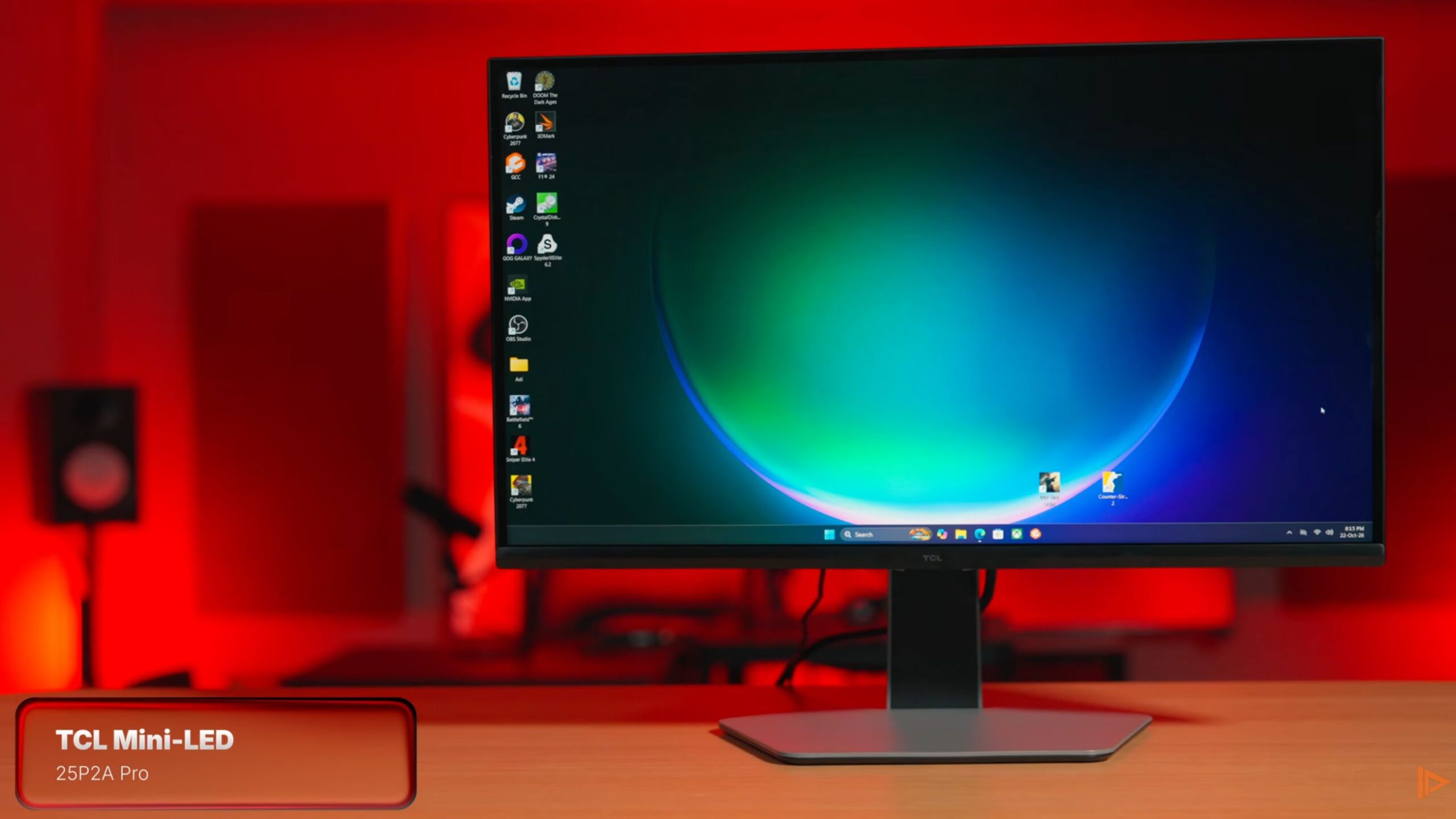 Monitor TCL 25P2A Pro deschidere